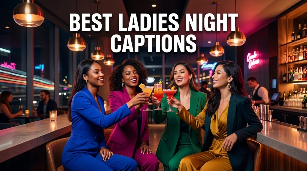 Best Ladies Night Captions