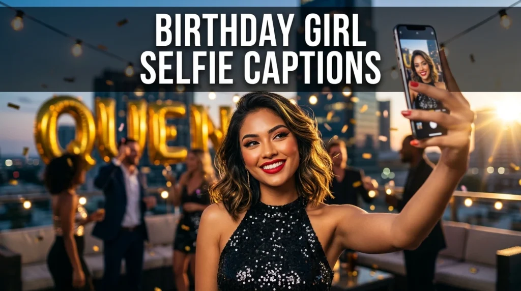 Birthday Girl Selfie Captions
