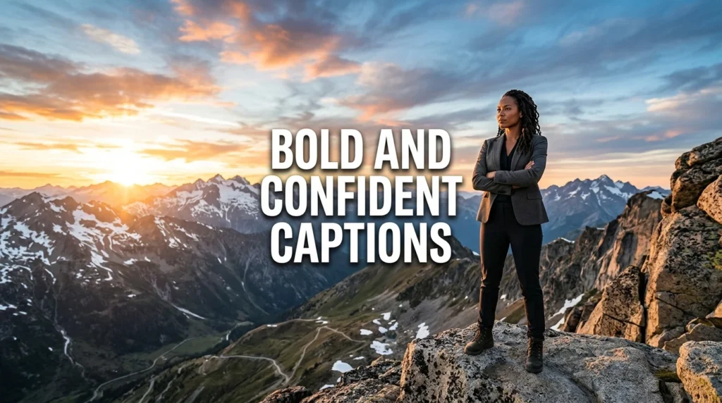 Bold And Confident Captions