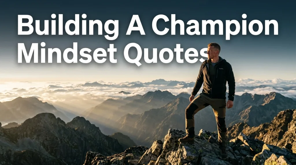 Building A Champion Mindset Quotes