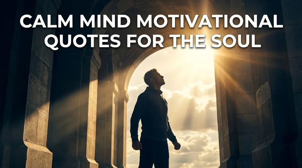 Calm Mind Motivational Quotes For The Soul