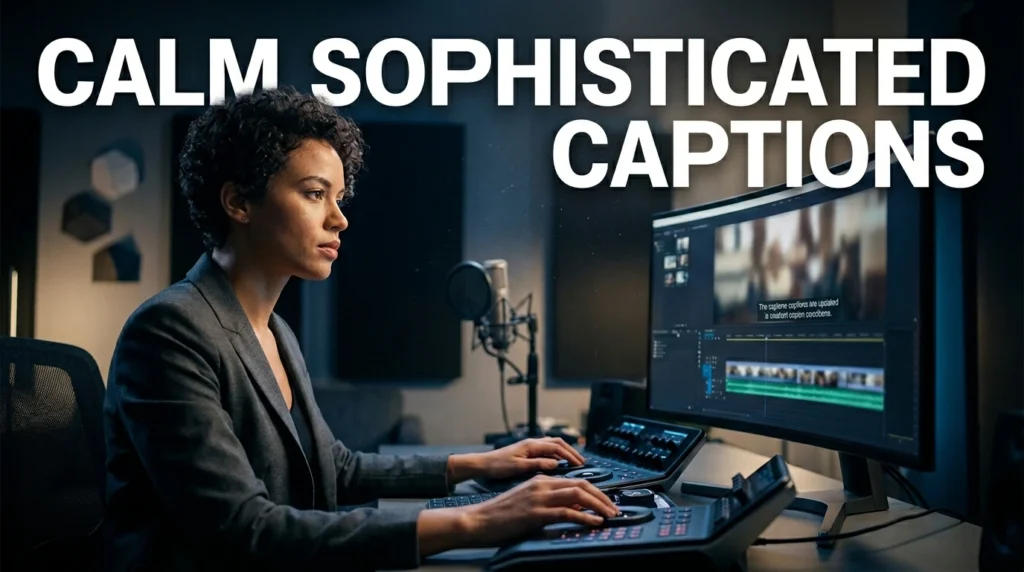 Calm Sophisticated Captions