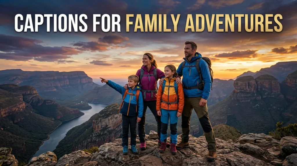 Captions For Family Adventures