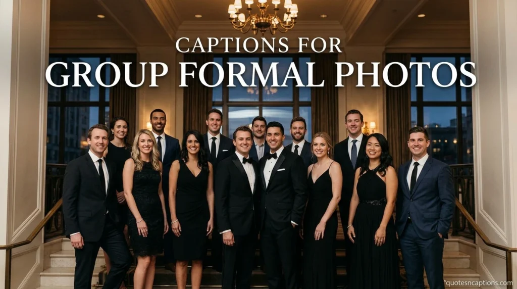 Captions For Group Formal Photos