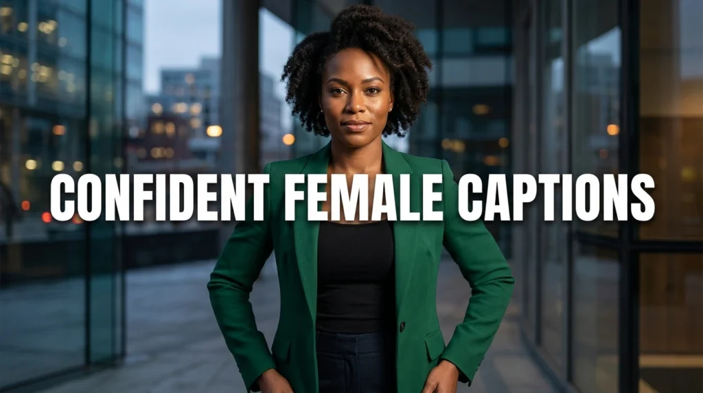 Confident Female Captions