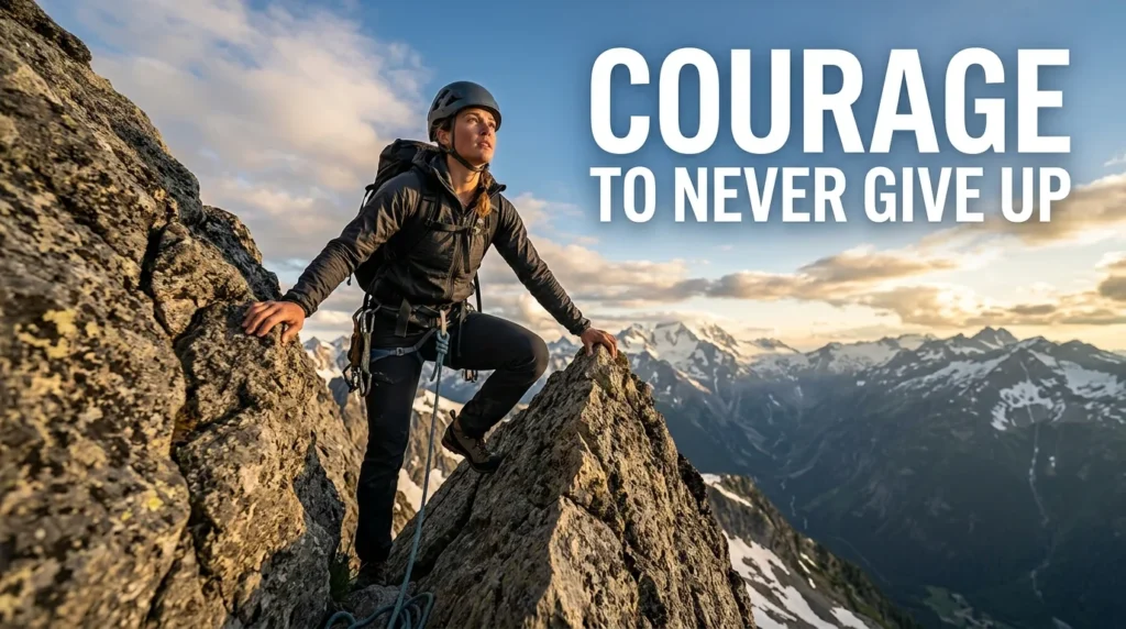 Courage To Never Give Up