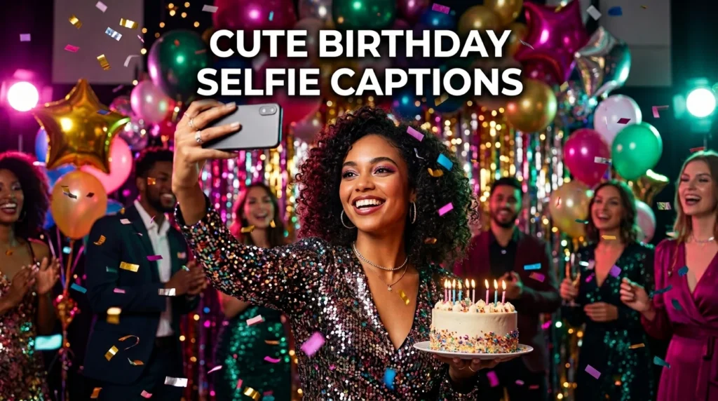 Cute Birthday Selfie Captions