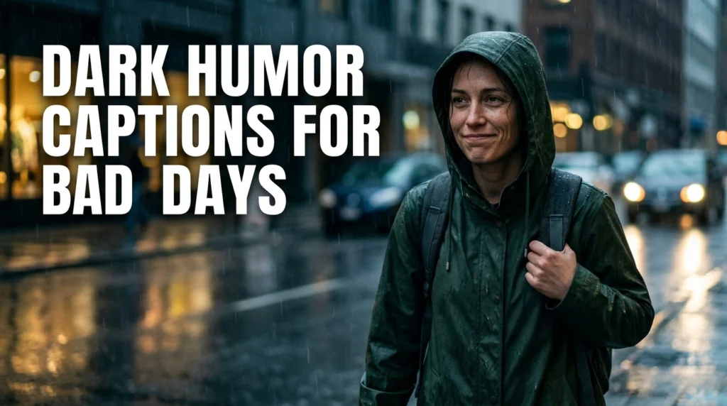 Dark Humor Captions For Bad Days