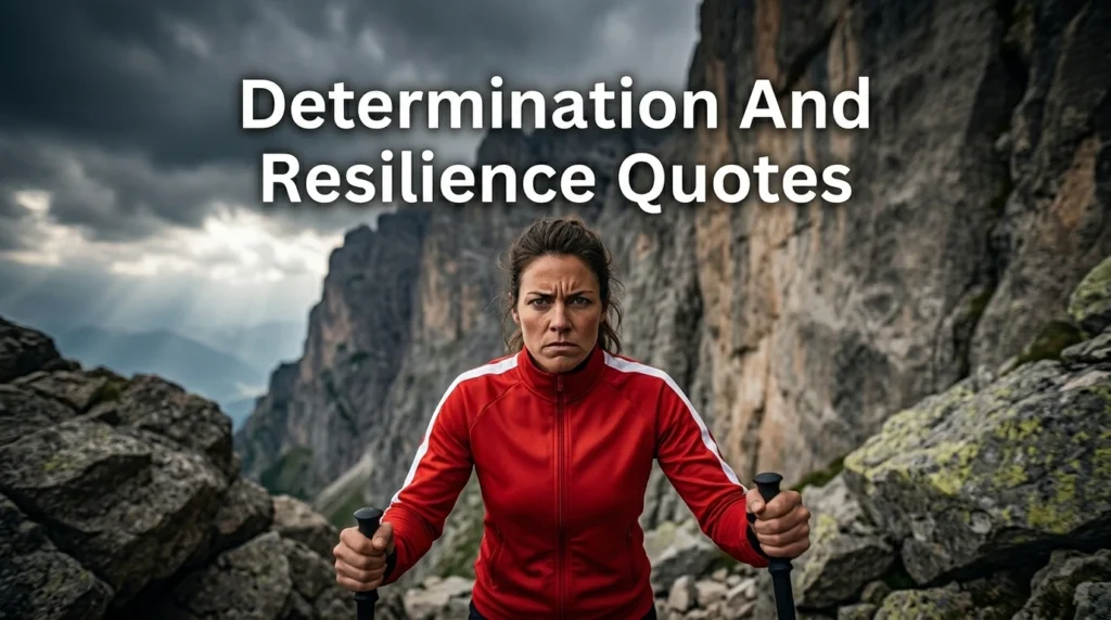 Determination And Resilience Quotes