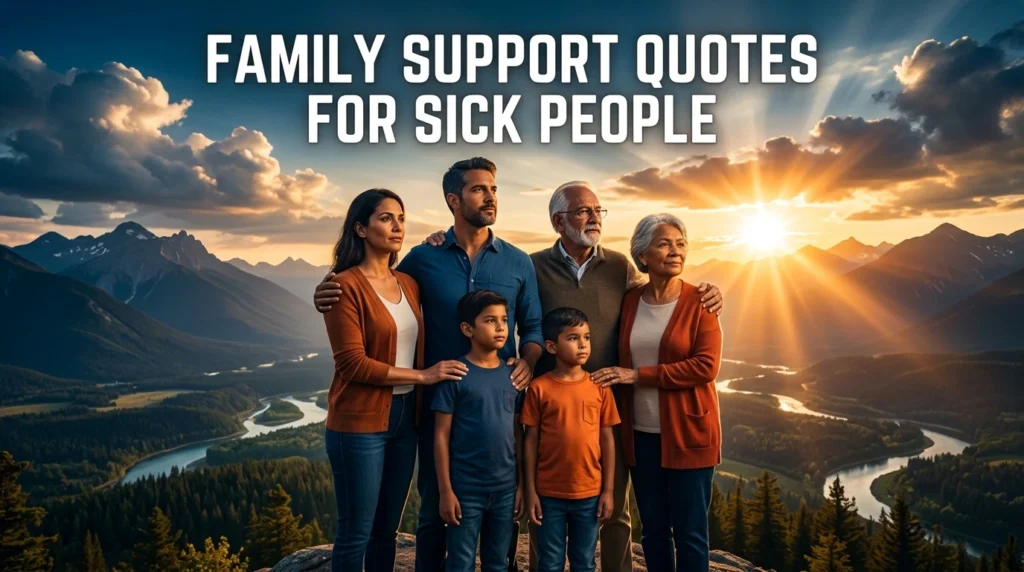 Family Support Quotes For Sick People