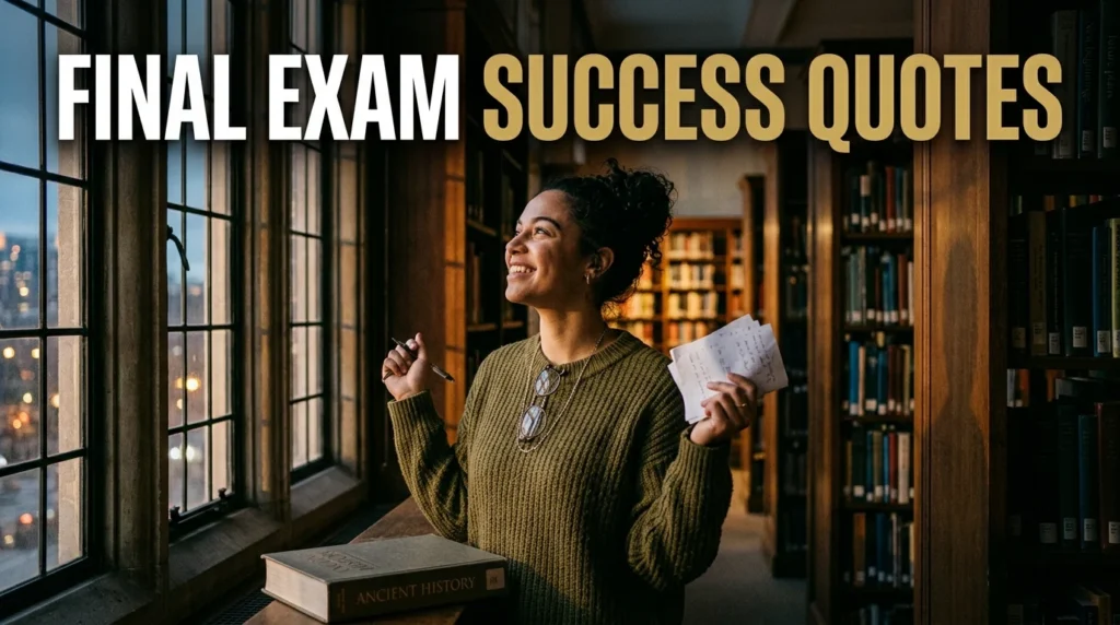 Final Exam Success Quotes