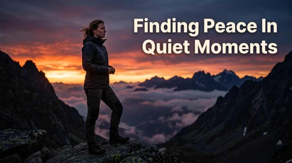 Finding Peace In Quiet Moments
