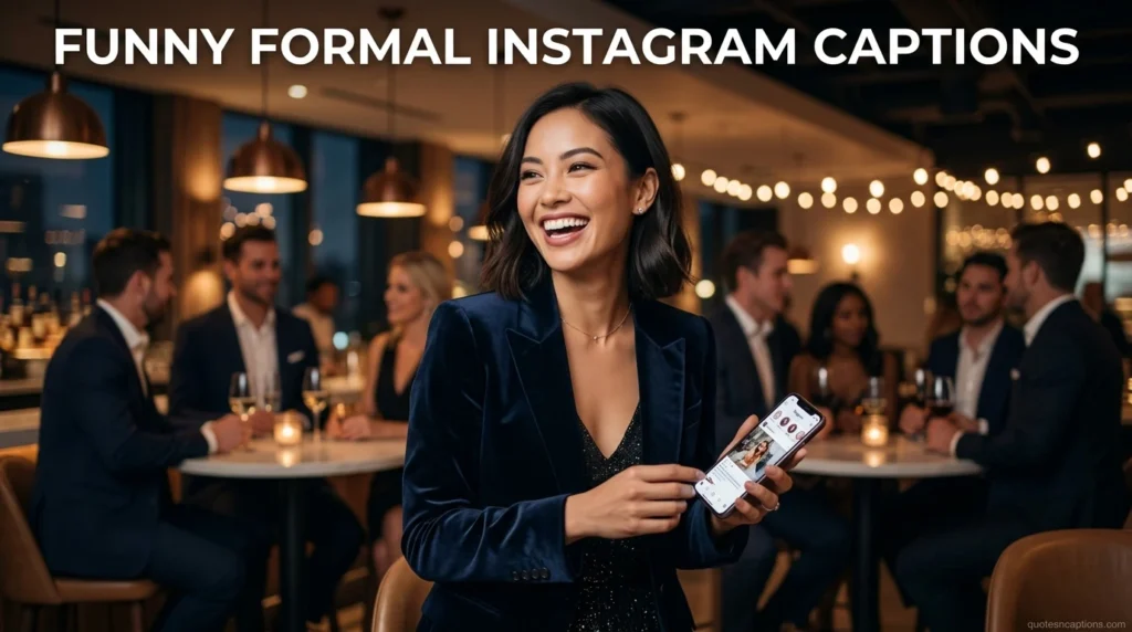 Funny Captions For Formal Events