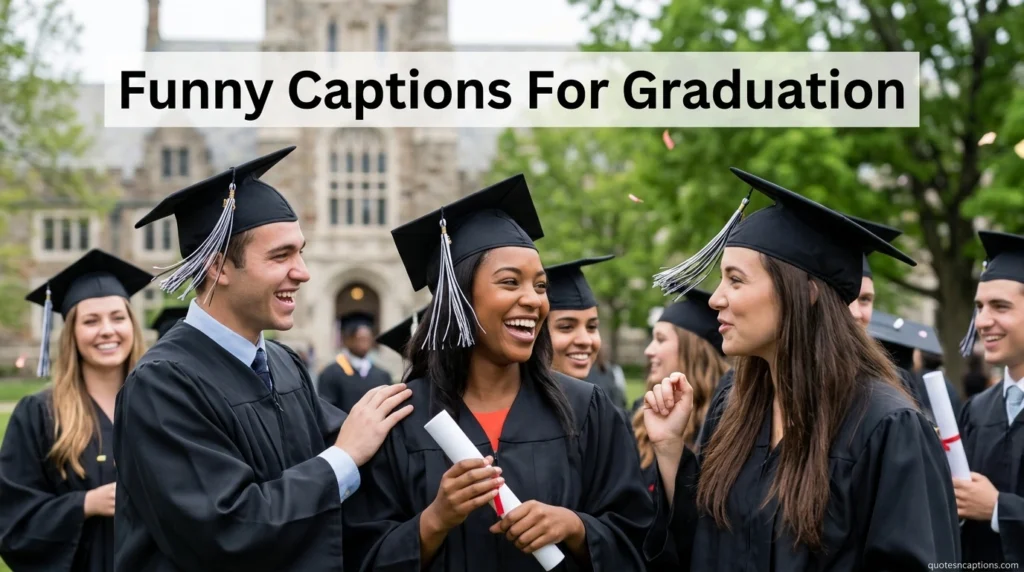 Funny Captions For Graduation