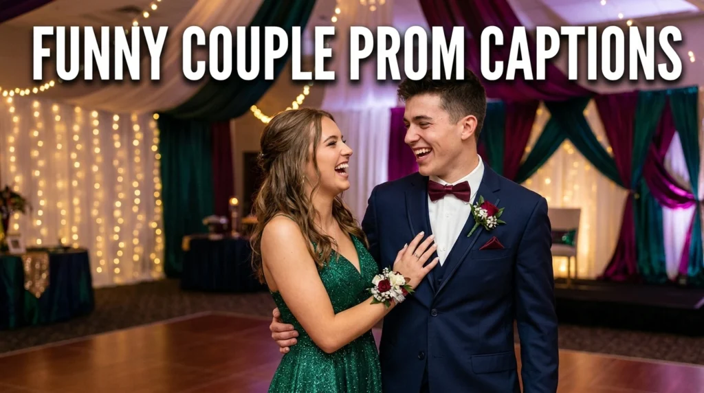 Funny Couple Prom Captions