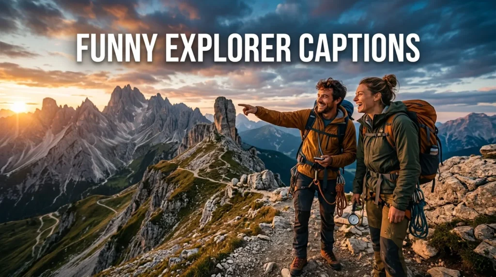 Funny Explorer Captions