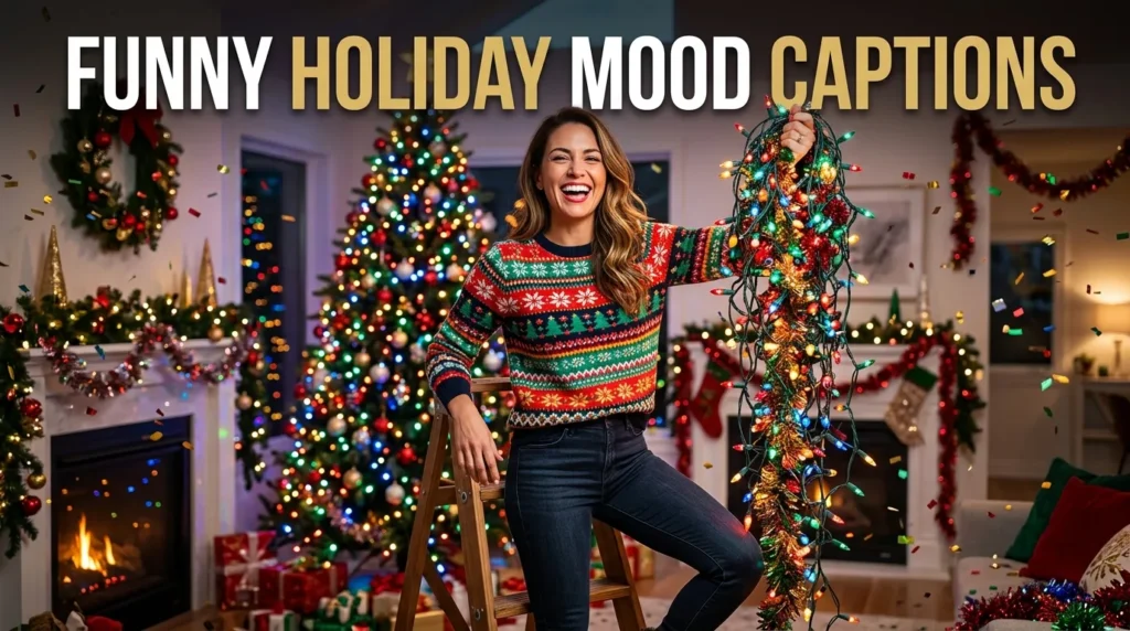 Funny Holiday Mood Captions