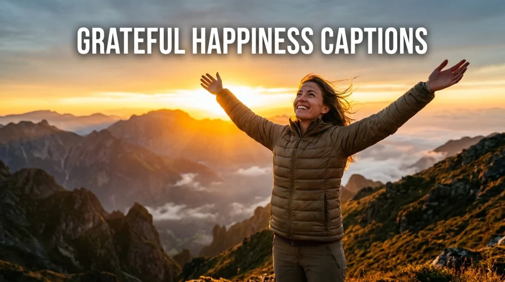 Grateful Happiness Captions