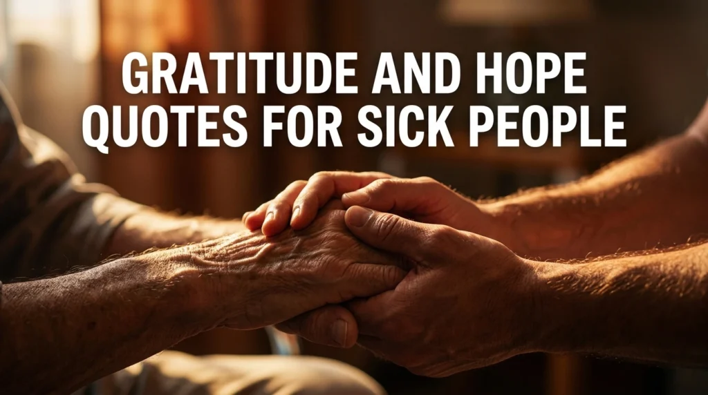 Gratitude And Hope Quotes For Sick People