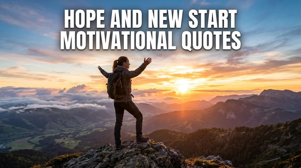 Hope And New Start Motivational Quotes