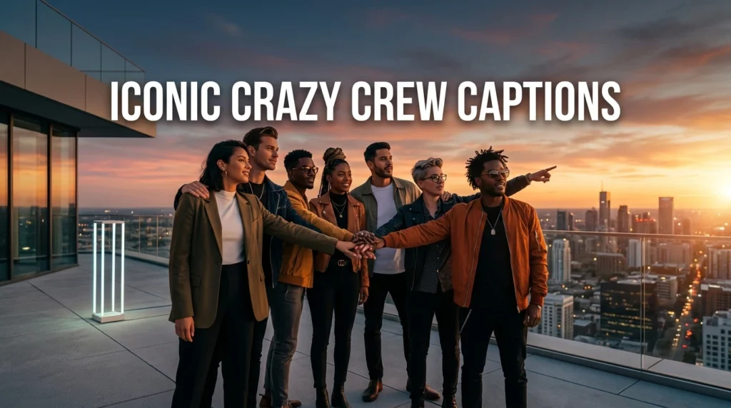 Iconic Crazy Crew Captions