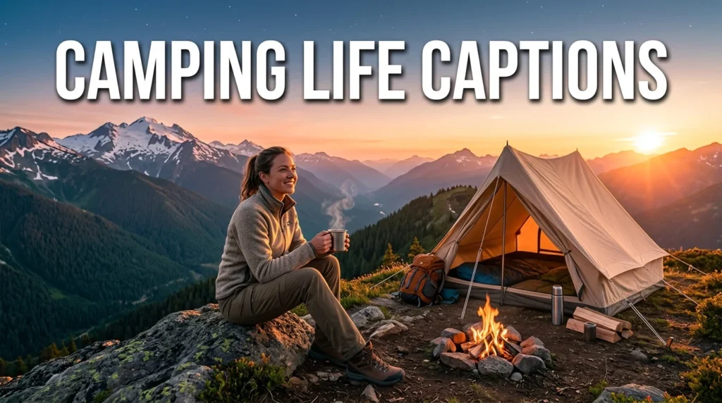 Camping Life Captions