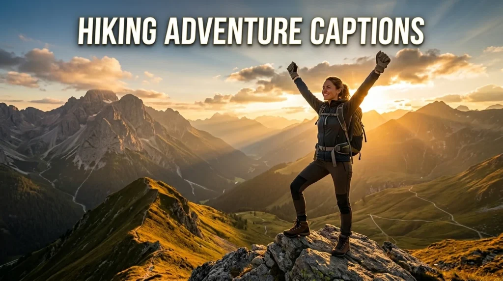 Hiking Adventure Captions