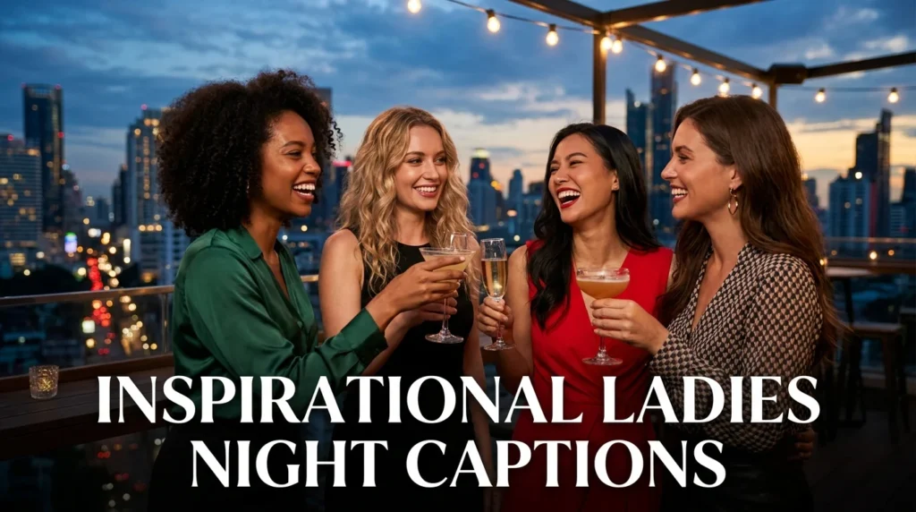 Inspirational Ladies Night Captions