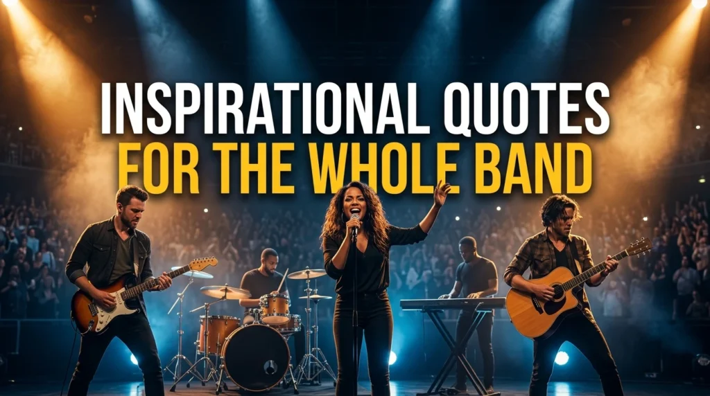 Inspirational Quotes For The Whole Band