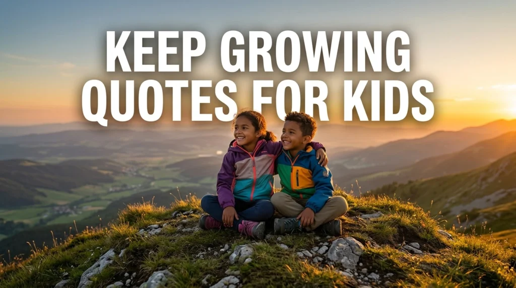 Keep Growing Quotes For Kids