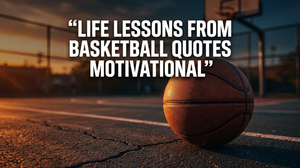 Life Lessons From Basketball Quotes Motivational