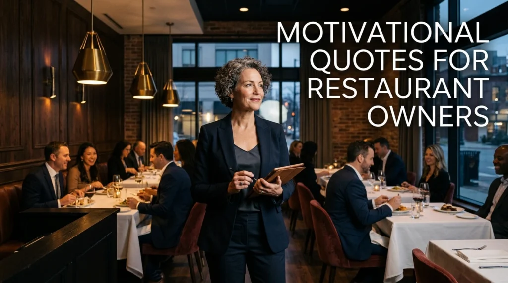 Motivational Quotes For Restaurant Owners