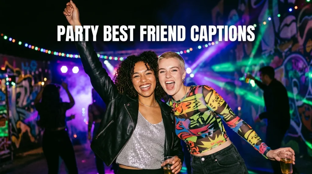 Party Best Friend Captions