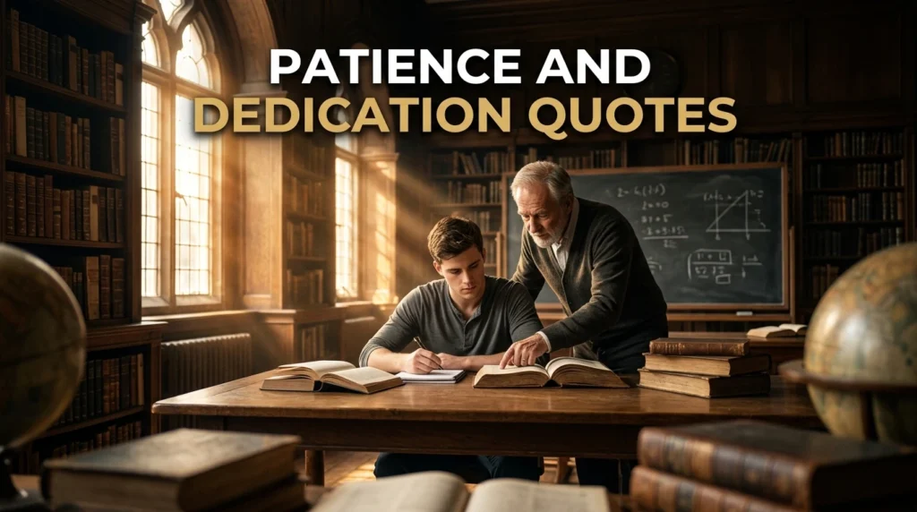 Patience And Dedication Quotes