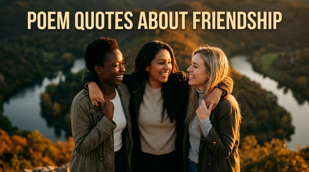 Poem Quotes About Friendship