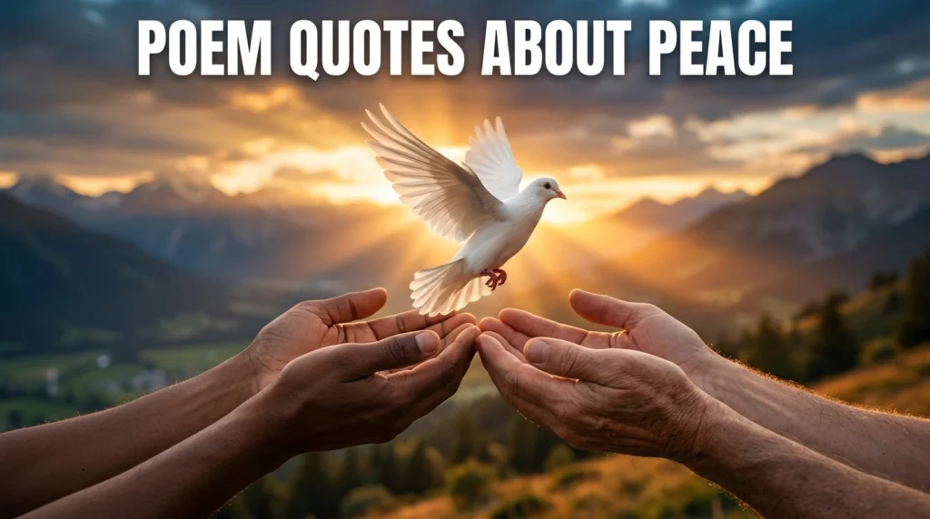 Poem Quotes About Peace