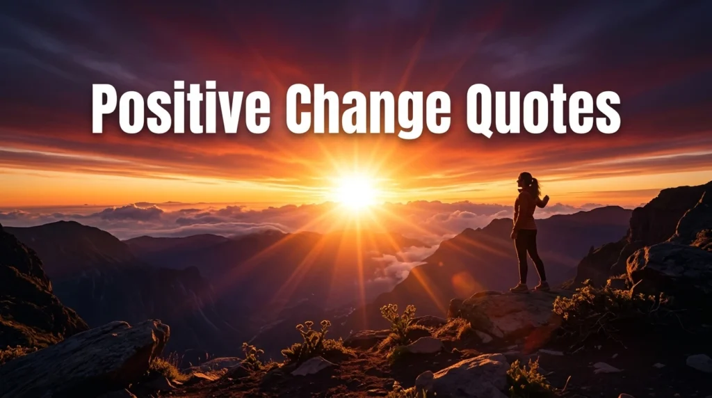 Positive Change Quotes