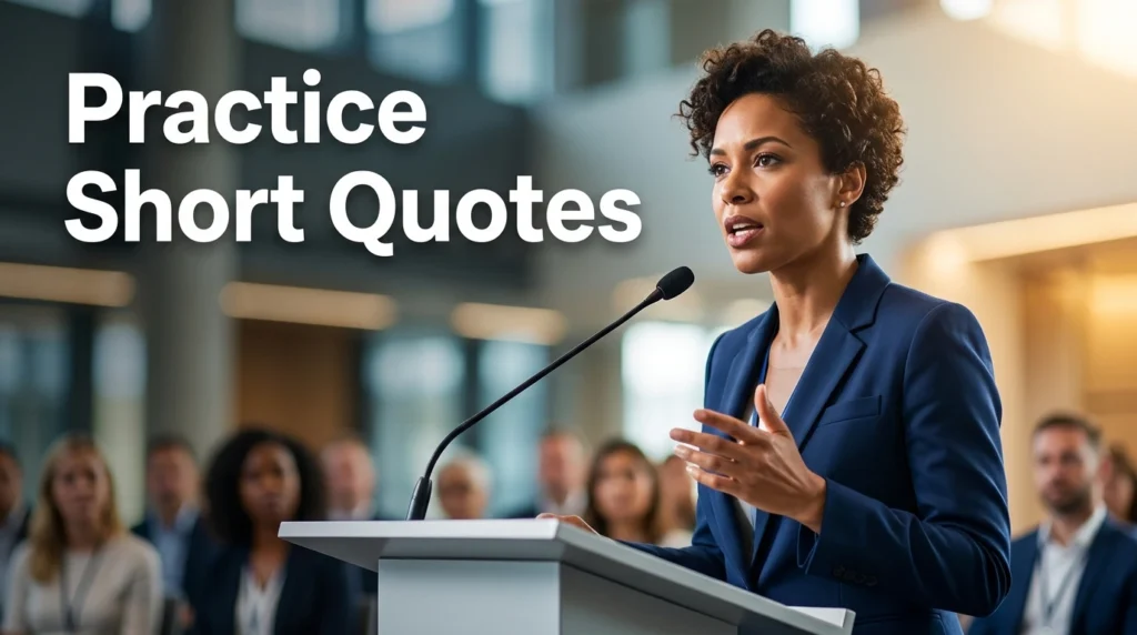 Practice Short Quotes