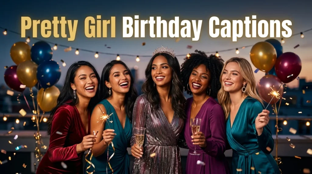 Pretty Girl Birthday Captions