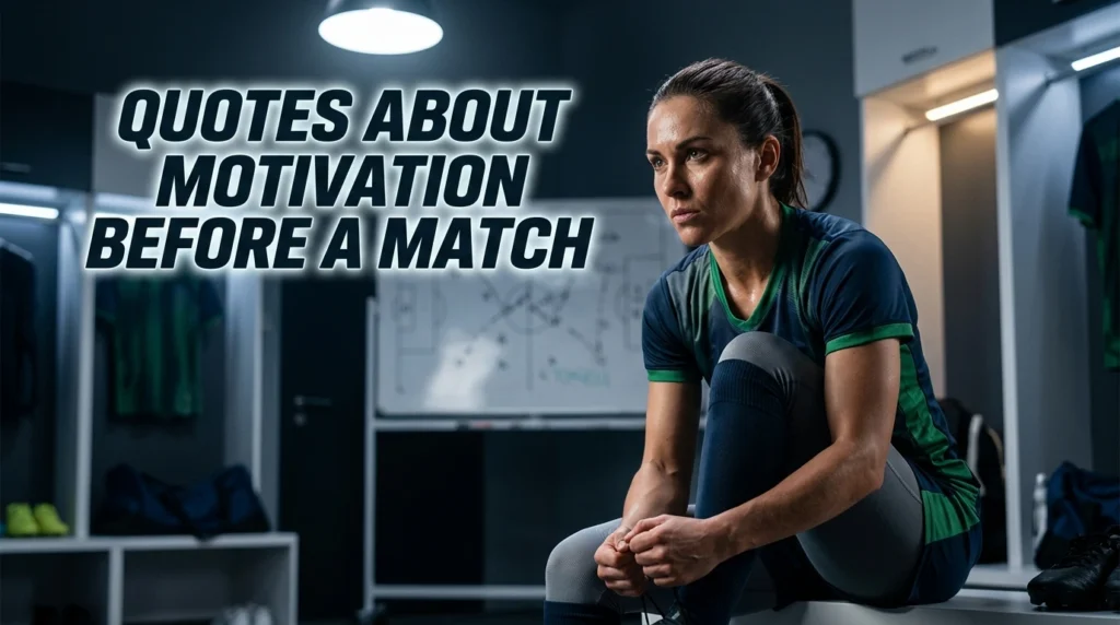 Quotes About Motivation Before A Match