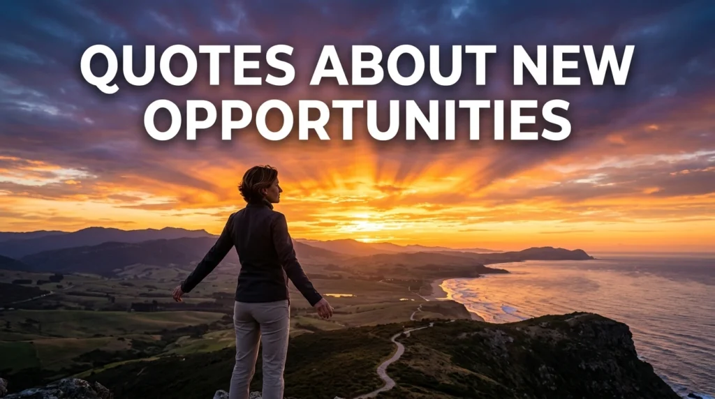 Quotes About New Opportunities