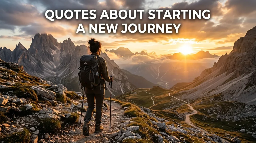Quotes About Starting A New Journey