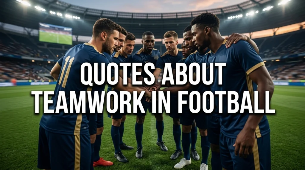 Quotes About Teamwork In Football