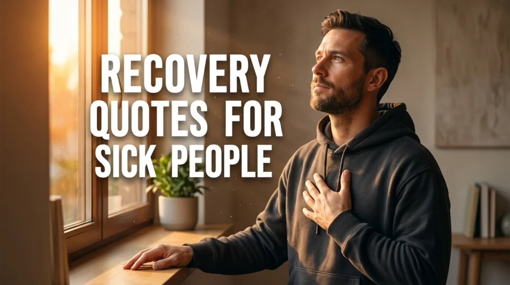 Recovery Quotes For Sick People