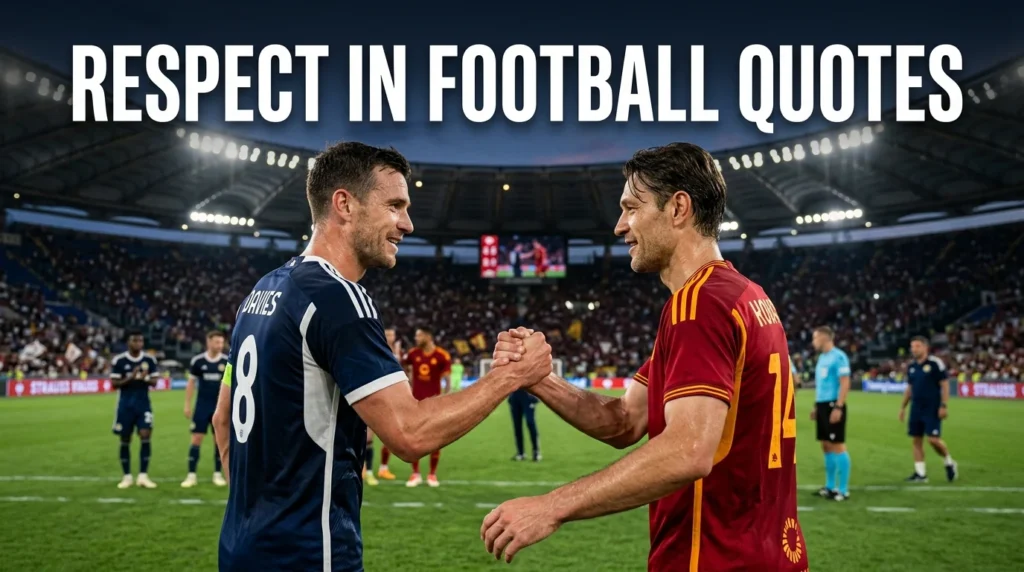 Respect In Football Quotes