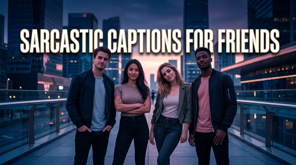 Sarcastic Captions For Friends