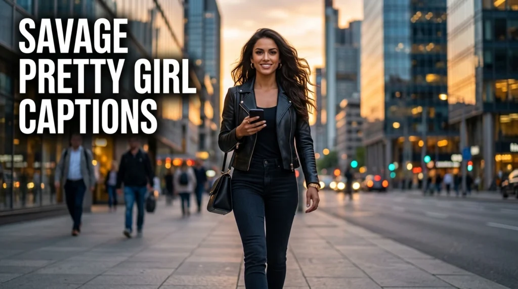 Savage Pretty Girl Captions