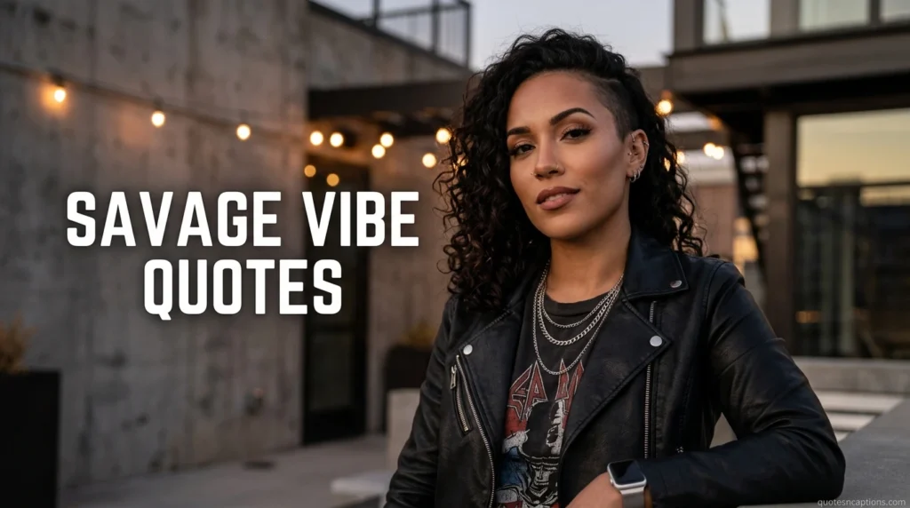 Savage Vibe Quotes