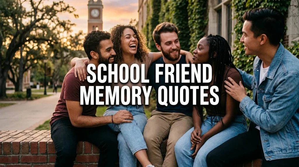 School Friend Memory Quotes