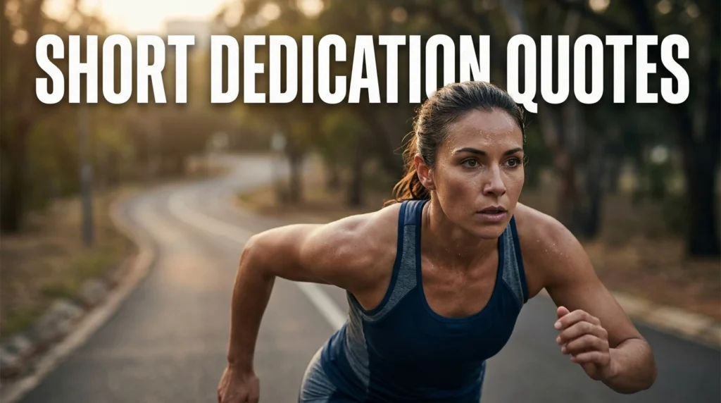Short Dedication Quotes